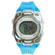 Blue plastic digital watch
