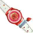Sweet strawberry red advertising watch