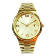 Gold watches with gold sunray dial