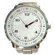 Round fashion stainless steel watch