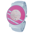 Pink bangle watch