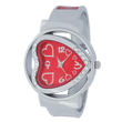 Red bangle watch with diamond