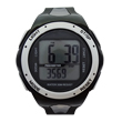 White and black LCD sport watch