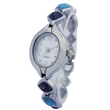 Sea-blue chain watch for girls