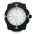 Black and white sport watch for men