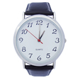 Base metal case PU leather promotion watch