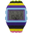 Colorful big plastic LCD digital watch